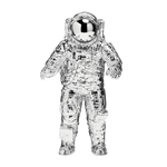 BBC x MICHAEL KAGAN ASTRONAUT FIGURE - CHROME
