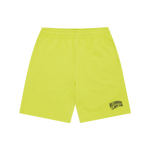 SMALL ARCH LOGO SHORTS - ACID YELLOW