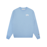 SMALL ARCH LOGO CREWNECK - BLUE