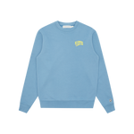 SMALL ARCH LOGO CREWNECK - POWDER BLUE