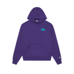 SMALL ARCH LOGO POPOVER HOOD - GRAPE