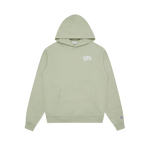 SMALL ARCH LOGO POPOVER HOOD - GREEN