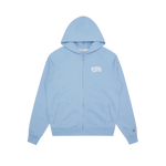 SMALL ARCH LOGO ZIP THROUGH - BLUE