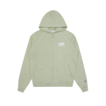 SMALL ARCH LOGO ZIP THROUGH - GREEN