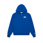 SMALL ARCH LOGO ZIP THROUGH - ROYAL BLUE