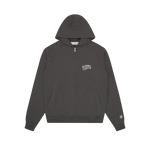 SMALL ARCH LOGO ZIP THROUGH - SPACE GREY