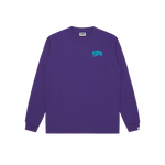 SMALL ARCH LOGO L/S T-SHIRT - GRAPE