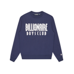 STRAIGHT LOGO CREWNECK - NAVY