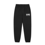 STRAIGHT LOGO SWEATPANTS - BLACK