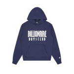 STRAIGHT LOGO POPOVER HOOD - NAVY