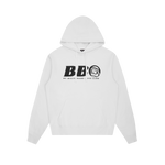 ASTRO SMALL LOGO POPOVER HOOD - WHITE