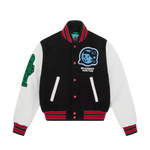 KIDS ASTRO VARSITY JACKET - BLACK