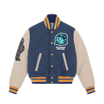 KIDS ASTRO VARSITY JACKET - BLUE