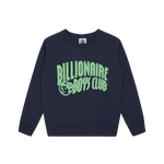 KIDS ARCH LOGO CREWNECK - NAVY