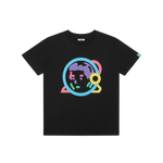 KIDS HELMET LOGO T-SHIRT - BLACK