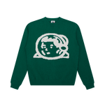 KIDS ASTRO HELMET KNITTED JUMPER - GREEN