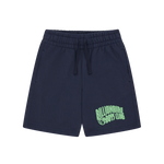 KIDS ARCH LOGO SHORTS - NAVY