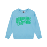 KIDS ARCH LOGO CREWNECK - SKY BLUE