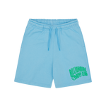 KIDS ARCH LOGO SHORTS - SKY BLUE