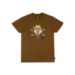 FRUITFUL ICECREAM TEE - BROWN