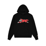RUNNING DOG HOOD - BLACK