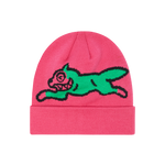 RUNNING DOG BEANIE - PINK