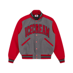 COLLEGE VARSITY JACKET - RED