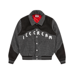 WESTERN VARSITY JACKET - GREY