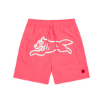 RUNNING DOG SWIM SHORTS - PINK