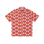 CANNED GOODS S/S SHIRT - WHITE/RED