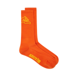 RUNNING DOG SOCKS - ORANGE