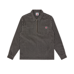 HALF ZIP SHIRT - BLACK