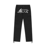 RUNNING DOG CARGO PANTS - BLACK