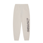 CHROME SCRIPT SWEATPANTS - OFF WHITE