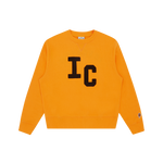 CHENILLE CREWNECK - ORANGE