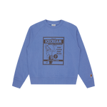 MAGAZINE AD CREWNECK - PURPLE