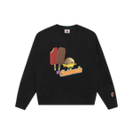 FLYING CAR CREWNECK - BLACK