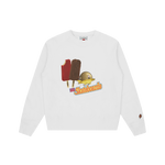 FLYING CAR CREWNECK - OFF WHITE