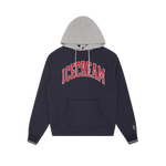 COLLEGE POPOVER HOOD - NAVY