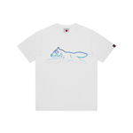 CRYSTAL RUNNING DOG T-SHIRT - WHITE