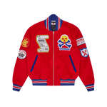 ICECREAM SUPPLIES VARSITY JACKET - RED
