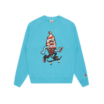 SKATE CONE CREWNECK - BLUE