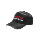 PIANO SATIN TRUCKER - BLACK