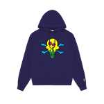 CONES & BONES POPOVER HOOD - NAVY