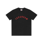 RHINESTONE LOGO T-SHIRT - BLACK