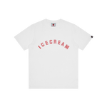 RHINESTONE LOGO T-SHIRT - WHITE
