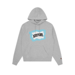SPLATTER POPOVER HOOD - HEATHER GREY