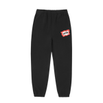 SPLATTER SWEATPANTS - BLACK