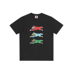 TRIPLE RUNNING DOG TEE - BLACK