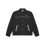 WESTERN EMBROIDERED OVERSHIRT - BLACK